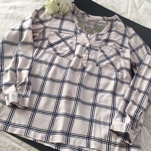 Plaid Long sleeved tunic by Old Navy